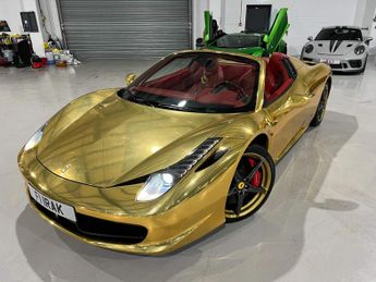 Ferrari 458 4.5 Spider Auto Seq 2dr